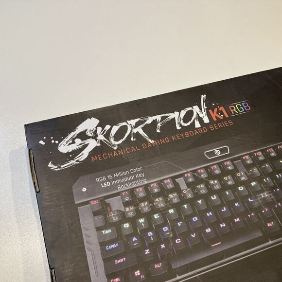 CyberpowerPC Keyboard Skorpion K1 RGB Mechanical Gaming Series Pro High Quality - Picture 6 of 6